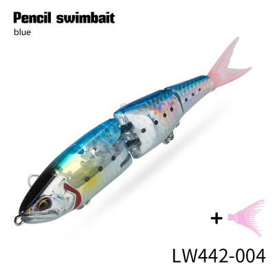 Hunthouse Armajoi Pencil Three Sections Swimbait Exsence Shallow Flash Minnow Floating 140mm 22/25g Tvrdá nástraha na povrchovú vodu, slanú vodu