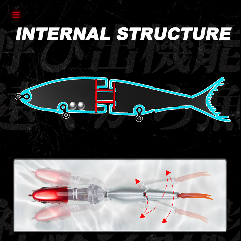 Hunthouse Armajoi Pencil Three Sections Swimbait Exsence Shallow Flash Minnow Floating 140mm 22/25g Tvrdá nástraha na povrchovú vodu, slanú vodu