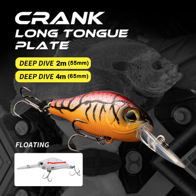 Crankbaits kalapüügi landid ujuvad voblerid 55 mm 65 mm haugi Minnow landid kalapüügiks kunstsööda kalapüügiks