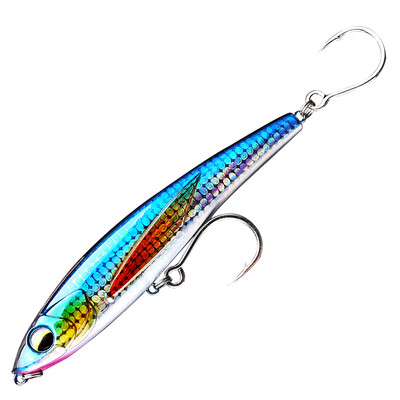 Chan's Huang 1BUC 12CM 50G / 4.72IN 1.76OZ Creion de turnare lungă Nalucă de pescuit Nalucă artificială cu apă sărată Momeală dură de biban