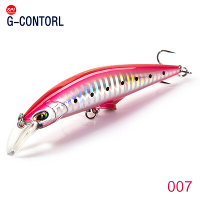 Hunthouse Heavy Minnow Lures G-control Umjetni tonući vobler mamac za ribolov 95 mm/28 g 120 mm/41 g za morsku pastrvu