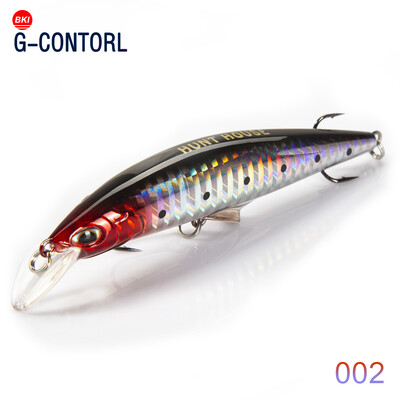 Hunthouse Heavy Minnow Lures G-control Umjetni tonući vobler mamac za ribolov 95 mm/28 g 120 mm/41 g za morsku pastrvu