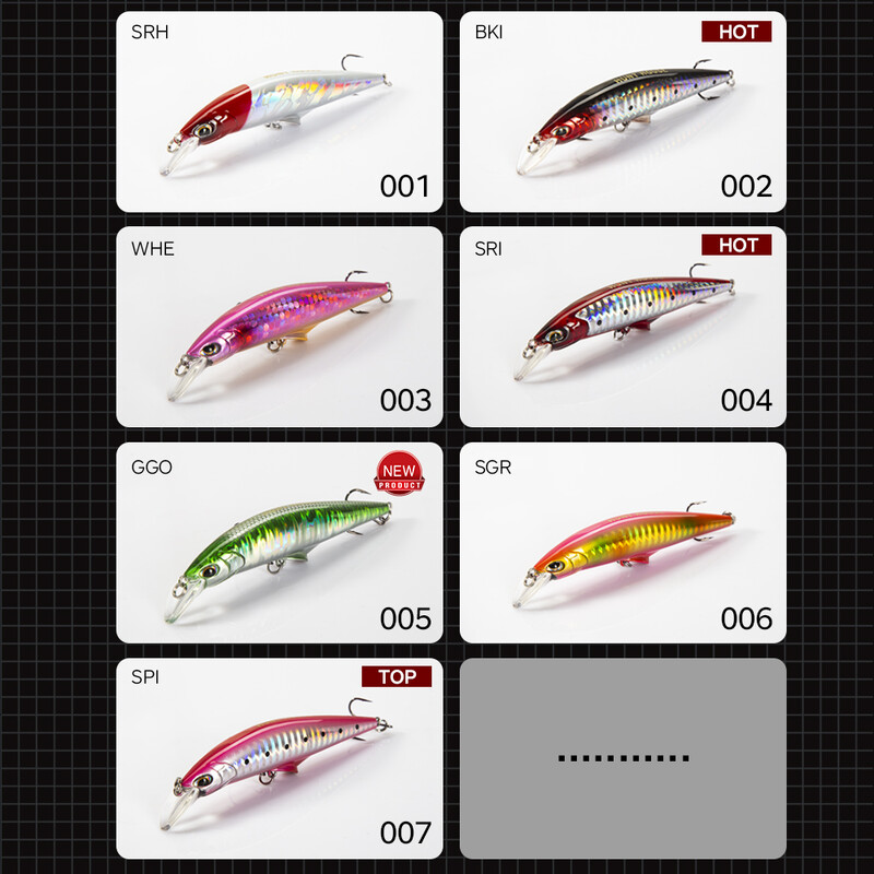 Hunthouse Heavy Minnow Lures G-control Umjetni tonući vobler mamac za ribolov 95 mm/28 g 120 mm/41 g za morsku pastrvu