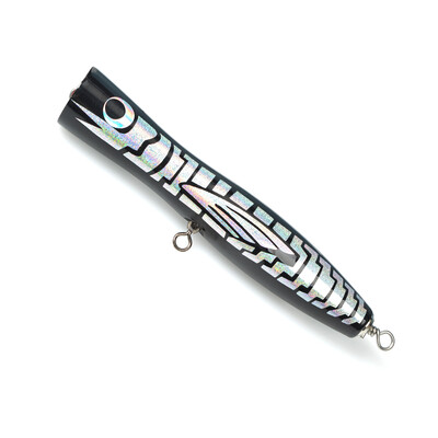 TOLU 1vnt žvejybos masalas 90g 20cm medinis Topwater Popper Masalas Kietas Masalas Dirbtiniai plūduriuojantys vobleriai Plastikiniai žvejybos reikmenys