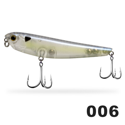 D1 plaukiojantis pieštukas žvejybos masalai 80 mm 8,5 g dirbtiniai kieti masalai 3D akutės, skirtos ešerių lydekų žvejybai