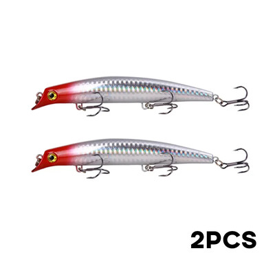 Horgászpopper 2db 125mm-es 14g Tengeri Lebegő Csali Topwater Ceruza Jerkbait Mesterséges kemény csali csuka ponty horgászfelszereléshez