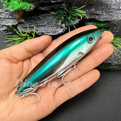 Nalucă de suprafață pentru bas 100 mm 18 g Naluci cu creion plutitoare Walk the Dog Momeală artificială pentru Skitter cu apă sărată Walk Topwater Nalucă de pescuit