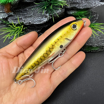 Nalucă de suprafață pentru bas 100 mm 18 g Naluci cu creion plutitoare Walk the Dog Momeală artificială pentru Skitter cu apă sărată Walk Topwater Nalucă de pescuit