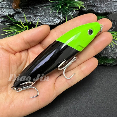 Nalucă de suprafață pentru bas 100 mm 18 g Naluci cu creion plutitoare Walk the Dog Momeală artificială pentru Skitter cu apă sărată Walk Topwater Nalucă de pescuit