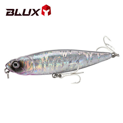 BLUX RIPPLE 87 Topwater Pliiats WTD 87mm 9g Pinnapüügi peibutis Koer Kunstlik Merevees Kõva sööt Bass Plastikust Walker