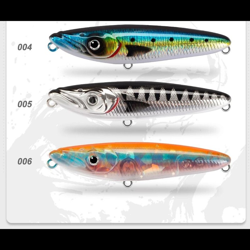 70mm 6.5G/140MM 31G Topwater Ceruzacsali Úszó Stickbait Walk The Dog Fishing Lure Bass Pisztráng wobblerek Isca Artificial Pesca