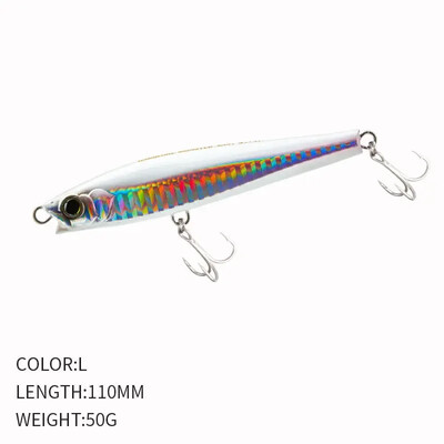 110 mm 50 g skęstantys Minnow pieštukiniai žvejybos masalai Monster Shot Casting sūriame vandenyje dirbtinis masalas Tunas Swimbait žvejybos reikmenys BASS