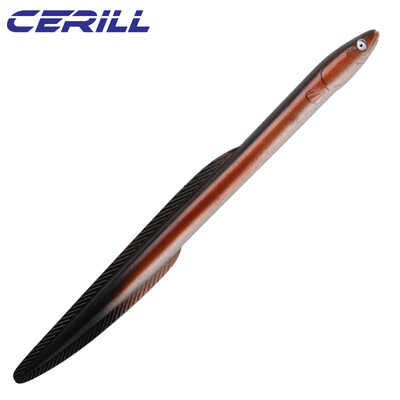 Momeală pentru anghilă moale Cerill 30cm 58g Naluci artificiale de pescuit pentru pescuit Jigging Silicon Bass Stiuca Minnow Plastic Swimbait Needfish Tackle