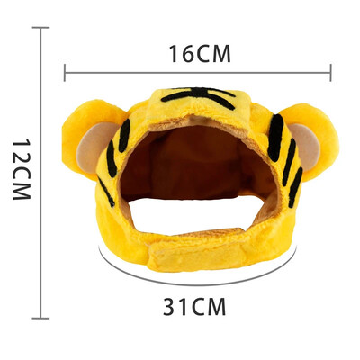 Juokinga kepurė, skirta kačių kačiukams Cosplay puošniai apsirengti Drabužiai Miela naminių gyvūnėlių kepurė nuotraukoms Universalus kačių kepuraitė Helovino Kalėdų gatvės vakarėliui