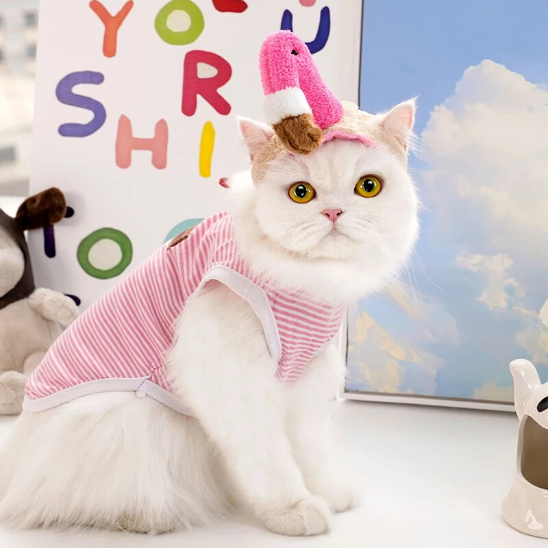 Juokinga kepurė, skirta kačių kačiukams Cosplay puošniai apsirengti Drabužiai Miela naminių gyvūnėlių kepurė nuotraukoms Universalus kačių kepuraitė Helovino Kalėdų gatvės vakarėliui