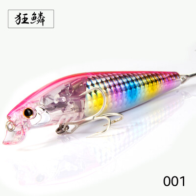Hunthouse EXSENCE Shallow Assassin Slider Minnow horgászcsali 99mm 15g 99F FLASH Tungsten Weight Slider System úszó csalik