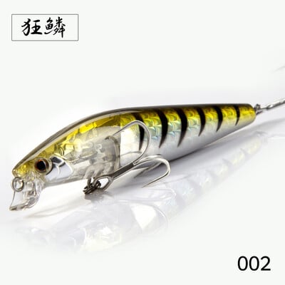 Hunthouse EXSENCE Shallow Assassin Slider Minnow horgászcsali 99mm 15g 99F FLASH Tungsten Weight Slider System úszó csalik