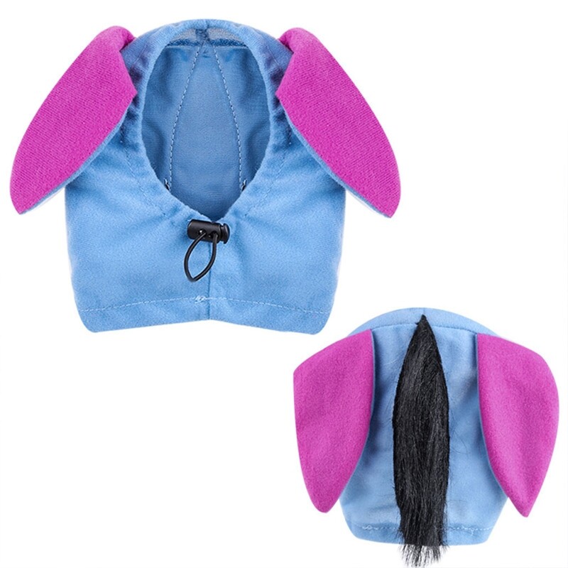 jauns mājdzīvnieku kostīms Ēzelis ar ausīm Funny Hat Party Cosplay kleitu aksesuāri