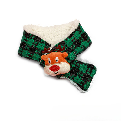 Naminių gyvūnėlių kalėdiniai ragai Šalikas kepurė Apykaklė šuniui Priedai Drabužiai Apsirengimas Naminių gyvūnėlių kalėdinė kepurė Šalikai Šunų Priedai mažiems šunims