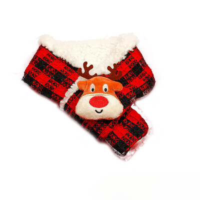 Naminių gyvūnėlių kalėdiniai ragai Šalikas kepurė Apykaklė šuniui Priedai Drabužiai Apsirengimas Naminių gyvūnėlių kalėdinė kepurė Šalikai Šunų Priedai mažiems šunims