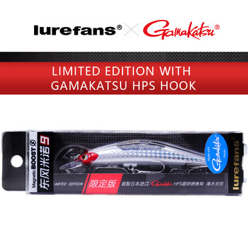 Lurefans Bait Fish 11.5g 90 mm Потъващи магнитни усилващи примамки Воблери Feeder Pike Lure Crankbait за риболов Най-новата примамка за риба 2021