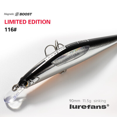 Lurefans csalihal 11,5 g 90 mm-es süllyedő mágneses erősítő csalik wobblerek feeder csuka csali Crankbait horgászathoz Legújabb halcsali 2021