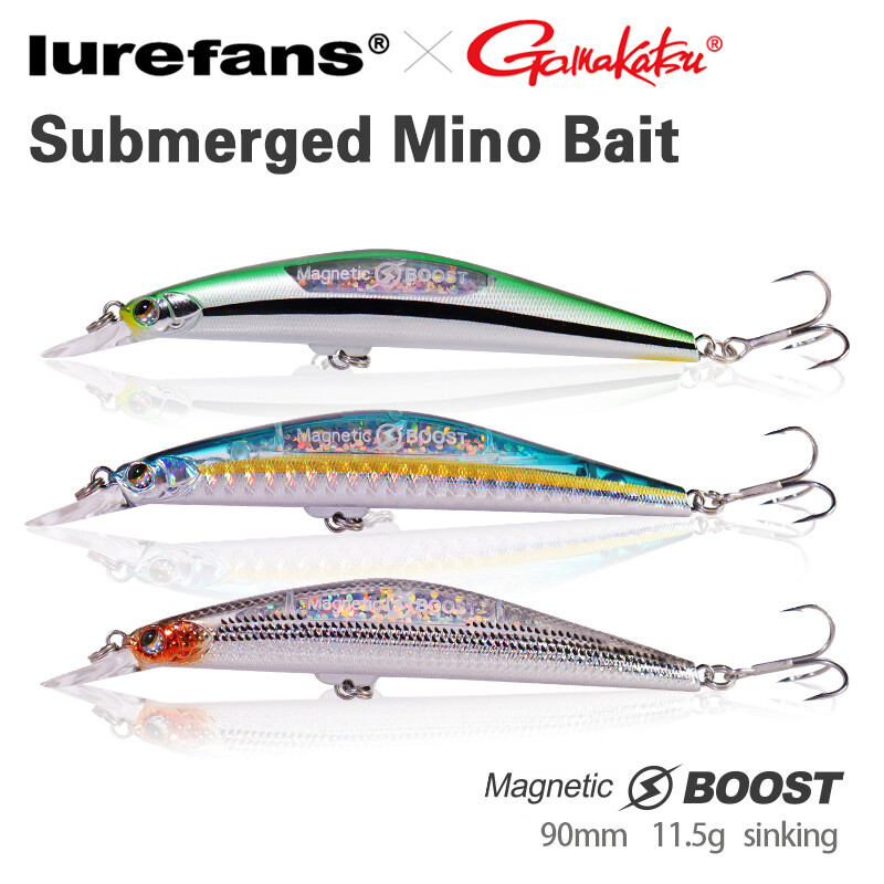 Lurefans csalihal 11,5 g 90 mm-es süllyedő mágneses erősítő csalik wobblerek feeder csuka csali Crankbait horgászathoz Legújabb halcsali 2021