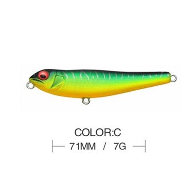 Karsts 50g/110mm grimstošs zīmulis makšķerēšanas māneklis Whopper svari cietās ēsmas augšdaļa ūdens mākslīgie mānekļi makšķerēšanas piederumi