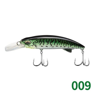 D1 Sea Minnow Heavy Süllyedő csali 92mm 49g 110mm 60g Rocks & Beach Hard Bait Tonhal Wobbler Ponty Crankbait csuka hármas horgokkal