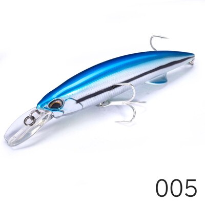 D1 Sea Minnow Heavy Süllyedő csali 92mm 49g 110mm 60g Rocks & Beach Hard Bait Tonhal Wobbler Ponty Crankbait csuka hármas horgokkal