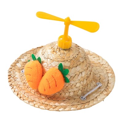 Ar rokām austa salmu cepure, suņu cepure, ballītes kleita, regulējama zoda siksna, jauka galvassega