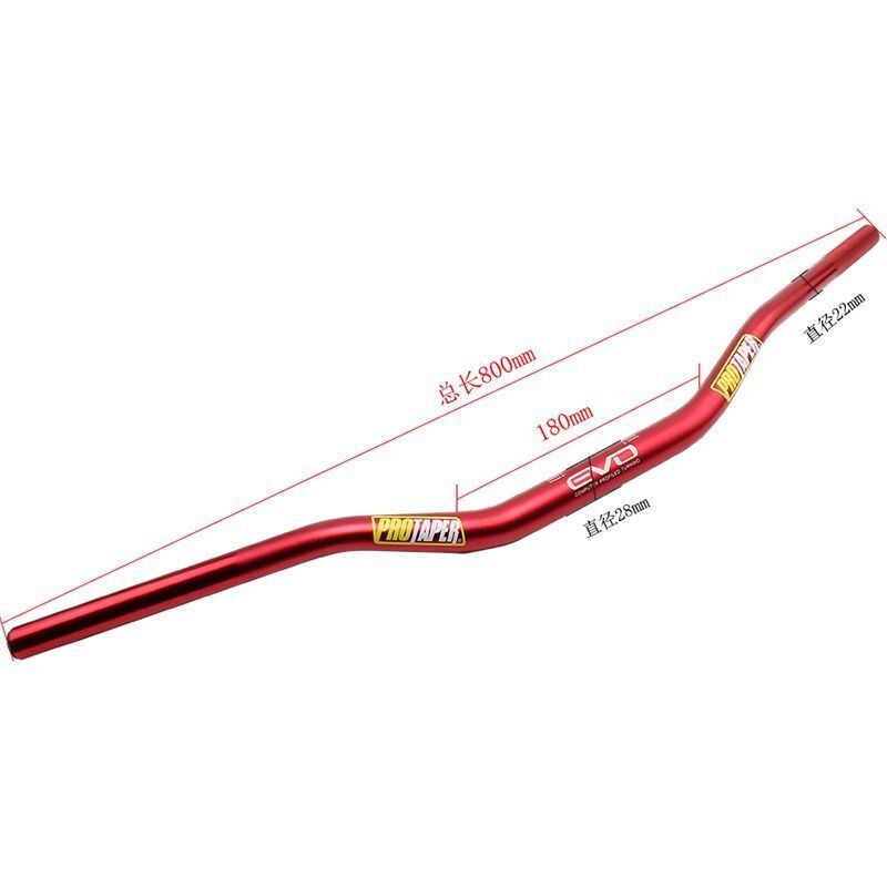 Bekelės motociklo vairas Kintamo skersmens CNC modifikuota krūtinės apsauga ir apsaugos nuo kritimo rinkinys EVO PRO 28 mm kryptinė vairas