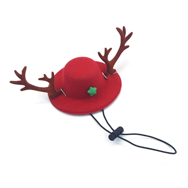 Graži gyvūnų raštų kepurė Žieminė naminių gyvūnėlių mados kepurė Kalėdų elnių skrybėlė