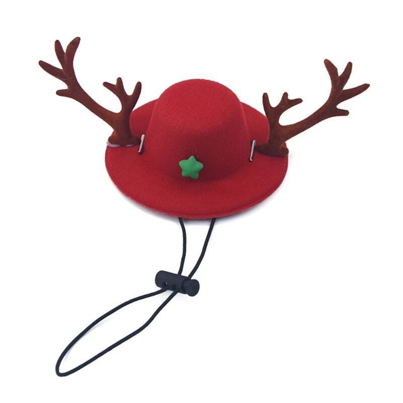 Graži gyvūnų raštų kepurė Žieminė naminių gyvūnėlių mados kepurė Kalėdų elnių skrybėlė