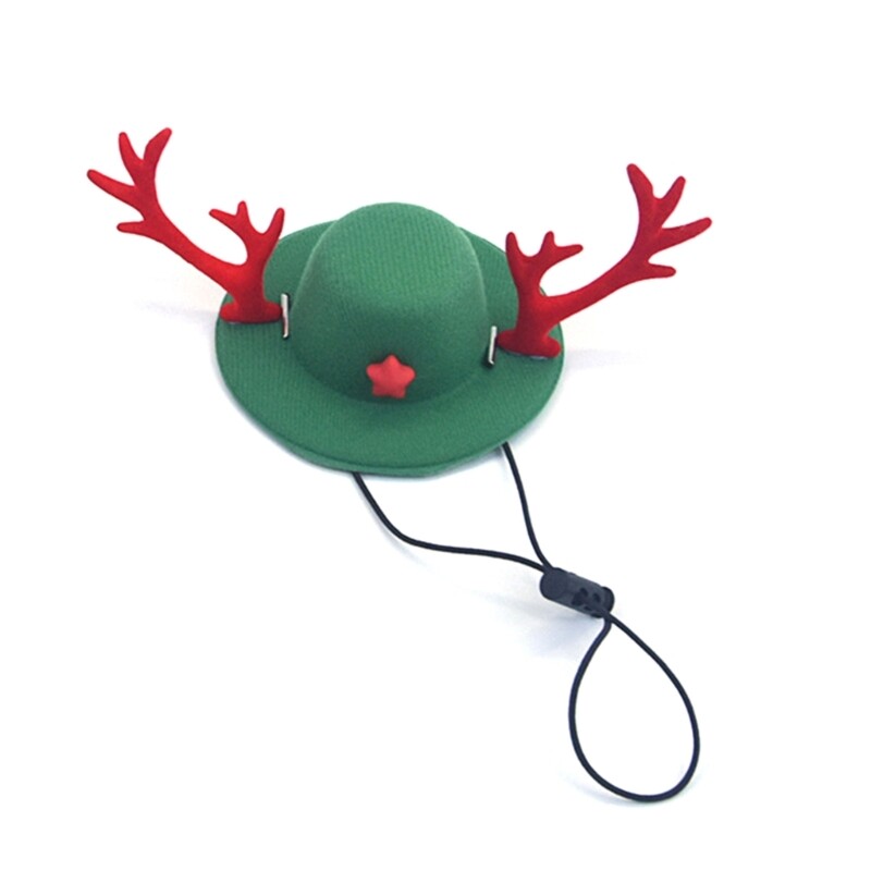 Graži gyvūnų raštų kepurė Žieminė naminių gyvūnėlių mados kepurė Kalėdų elnių skrybėlė