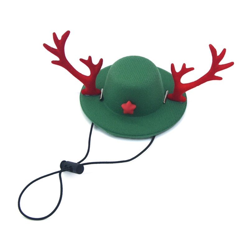 Graži gyvūnų raštų kepurė Žieminė naminių gyvūnėlių mados kepurė Kalėdų elnių skrybėlė
