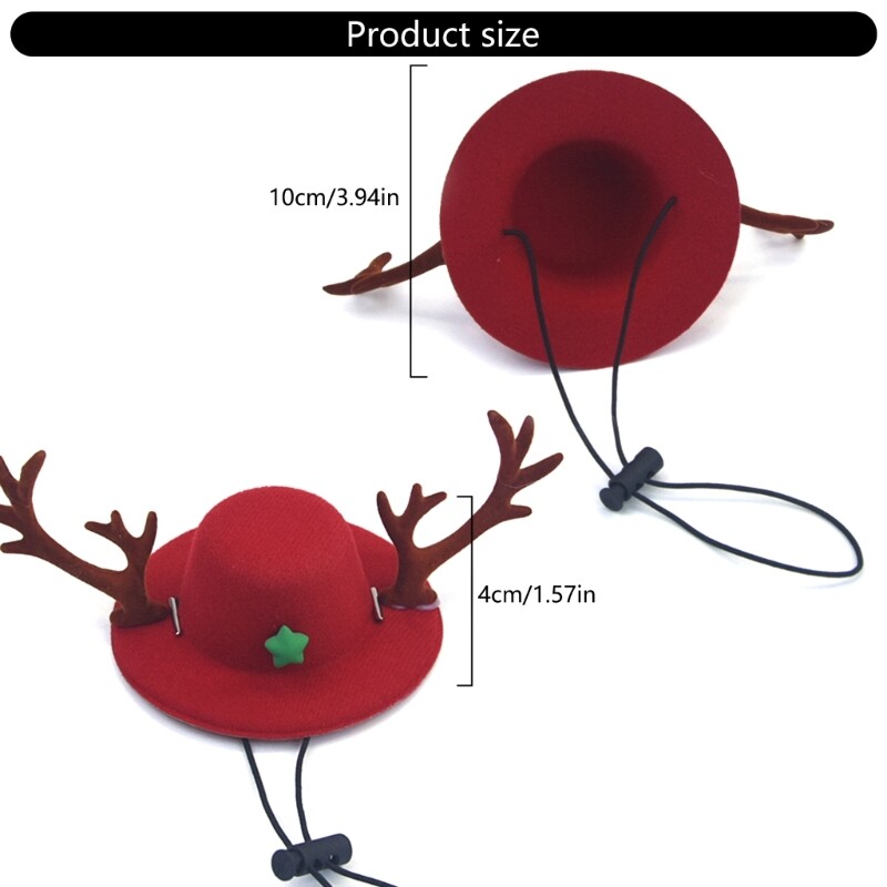 Graži gyvūnų raštų kepurė Žieminė naminių gyvūnėlių mados kepurė Kalėdų elnių skrybėlė