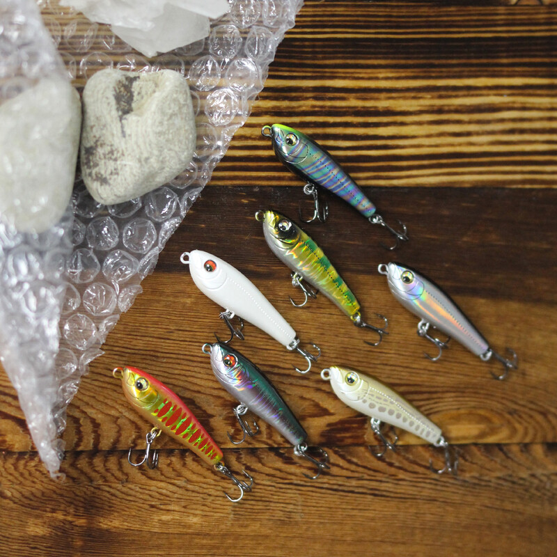 1 ks plávajúca mini ceruzka 50 mm 2 g povrchová rybárska návnada voblery z umelého plastu tvrdá návnada na ostrieže, šťuky, pstruhy, ostrieže