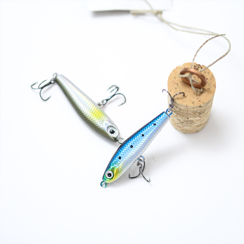 1vnt mini vibruojantis skęstantis pieštukas 45 mm 3g žvejybos masalai Vobleriai Swimbait dirbtinis kietas masalas gėlo vandens reikmenys