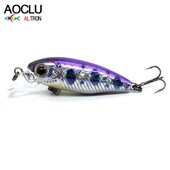 AOCLU Mini Wobbler Jerkbait 37 mm-es 2,3 g búvárkodás 0,5 m HardBait Small Minnow horgászcsali basszus friss sós víz strand VMC horogtartozék