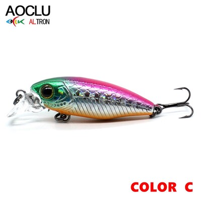 AOCLU Mini Wobbler Jerkbait 37 mm-es 2,3 g búvárkodás 0,5 m HardBait Small Minnow horgászcsali basszus friss sós víz strand VMC horogtartozék