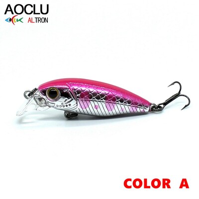 AOCLU Mini Wobbler Jerkbait 37 mm-es 2,3 g búvárkodás 0,5 m HardBait Small Minnow horgászcsali basszus friss sós víz strand VMC horogtartozék