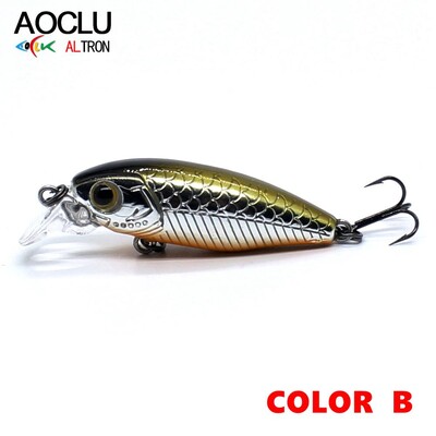 AOCLU Mini Wobbler Jerkbait 37 mm-es 2,3 g búvárkodás 0,5 m HardBait Small Minnow horgászcsali basszus friss sós víz strand VMC horogtartozék