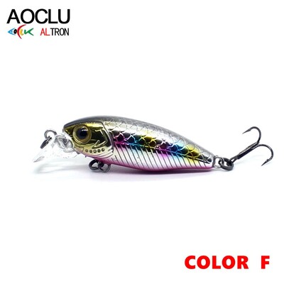 AOCLU Mini Wobbler Jerkbait 37 mm-es 2,3 g búvárkodás 0,5 m HardBait Small Minnow horgászcsali basszus friss sós víz strand VMC horogtartozék