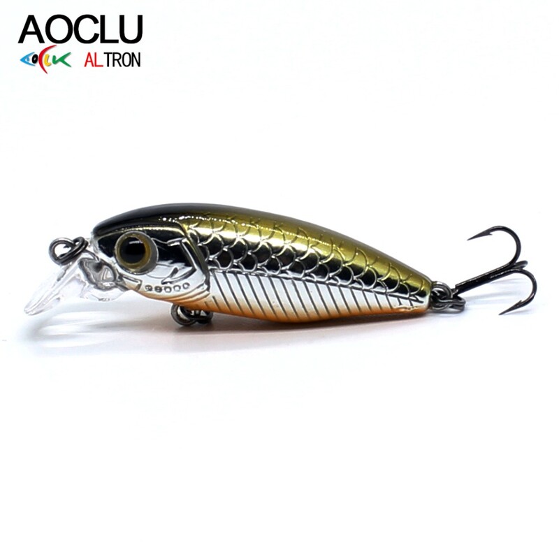 AOCLU Mini Wobbler Jerkbait 37 mm-es 2,3 g búvárkodás 0,5 m HardBait Small Minnow horgászcsali basszus friss sós víz strand VMC horogtartozék