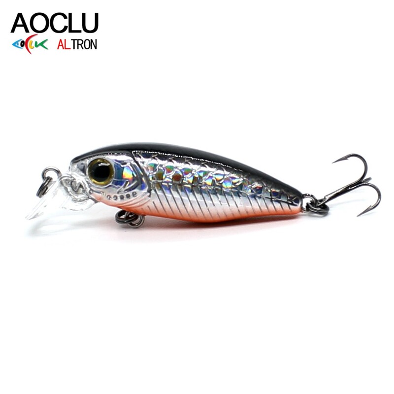 AOCLU Mini Wobbler Jerkbait 37 mm-es 2,3 g búvárkodás 0,5 m HardBait Small Minnow horgászcsali basszus friss sós víz strand VMC horogtartozék
