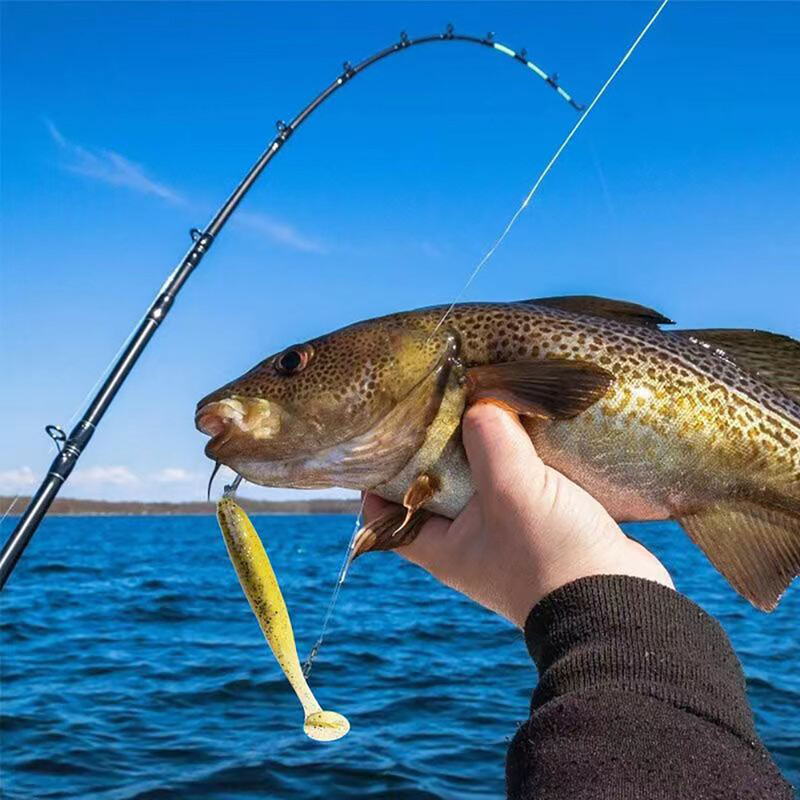 QXO 10db/tétel 7cm 10cm 13cm puha féregcsalik szilikon csali Tengeri hal Pva Swimbait wobblerek Horgászáru Mesterséges felszerelés