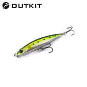 OUTKIT mini skęstantis pieštukas 3,2 g žvejybos masalo vobleriai „Crankbait Hard Bait Hardbait“ dirbtinio masalo vobleris, skirtas „Jigging“ žvejybai