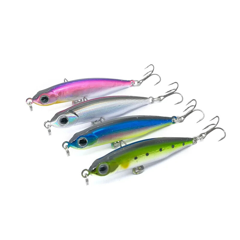 OUTKIT mini skęstantis pieštukas 3,2 g žvejybos masalo vobleriai „Crankbait Hard Bait Hardbait“ dirbtinio masalo vobleris, skirtas „Jigging“ žvejybai