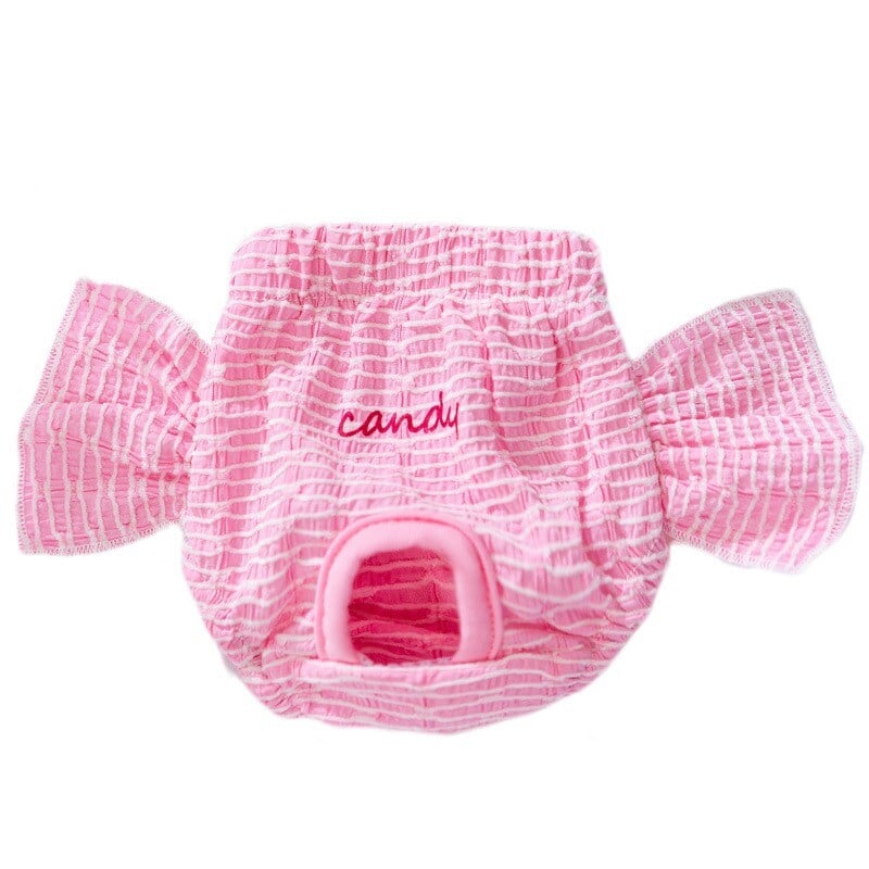 Kölyökkutyás fiziológiai nadrág Aranyos egyszínű pelenka nőstény kutya menstruációs nadrág Teddy Bichon kellemetlen kisállat kellékek